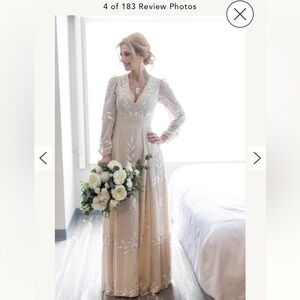 BHLDN Champagne Dress - New With Tags, Never Worn